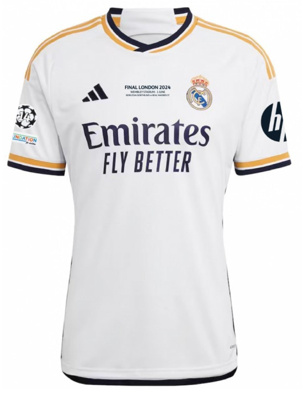 Divisa Real Madrid Home FINALE CHAMPIONS LEAGUE 2024 - Adulto